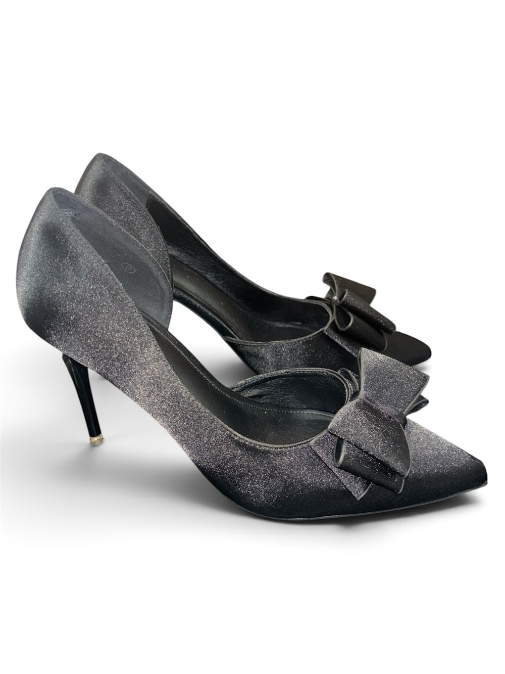 COUTGO Womens Bow Closed Pointed Toe
Stiletto Heel Dress Shoes - Picture 3 of 8